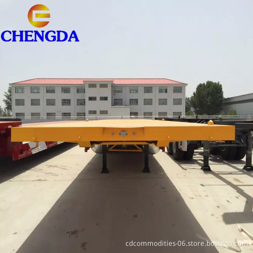 New 2 Axles 20ft 3 axles 40ft container semi trailer chassis For Sale